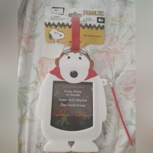 Peanuts Snoopy Silicone Drawing Pad with Red Scarf Boogie Board New